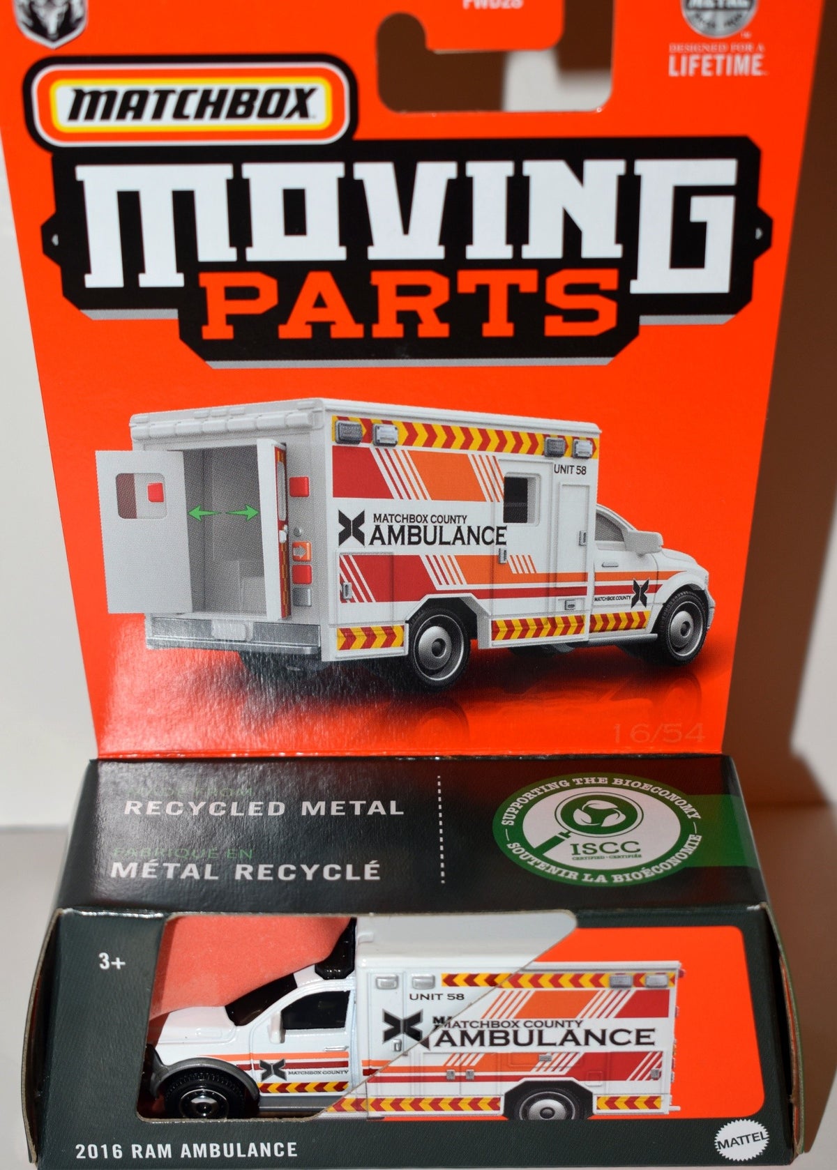 Matchbox -  Moving Parts - 2016 RAM Ambulance