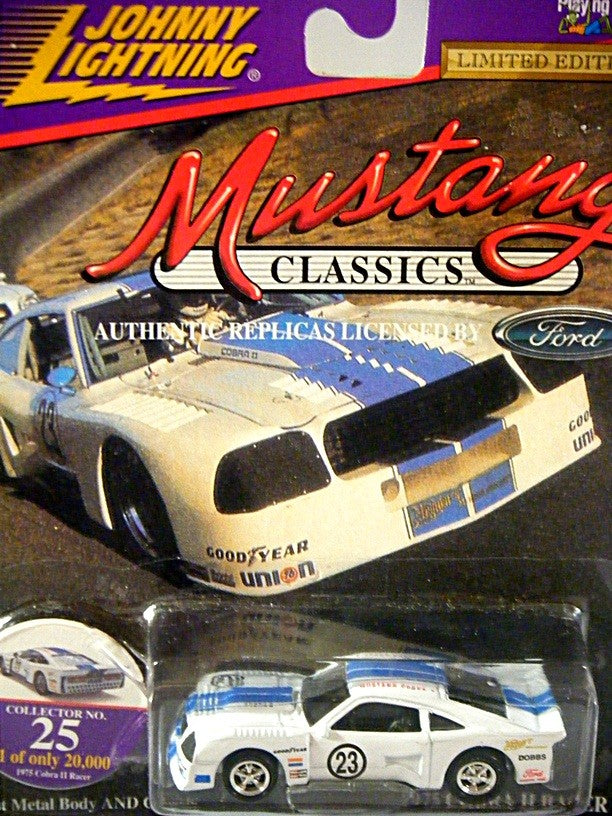 Johnny Lightning 1975 Ford Mustang Cobra II SCCA Race Car