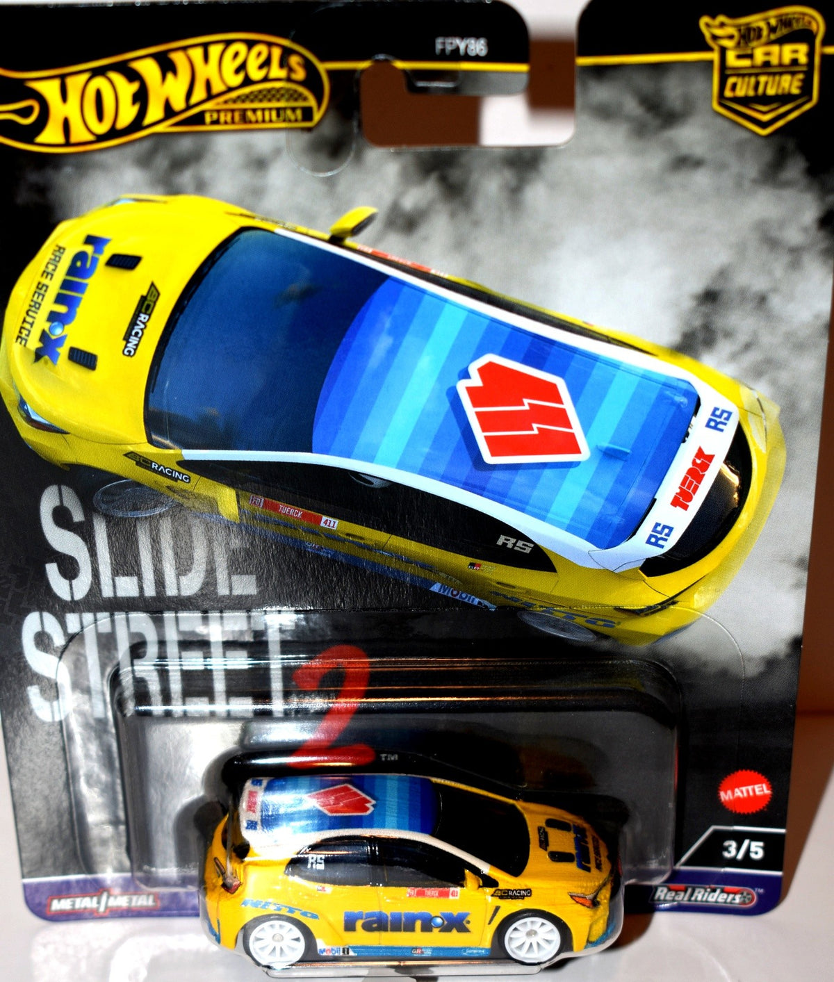 Hot Wheels Premium - Slide Street - Rain-x 2023 Toyota GR Corolla