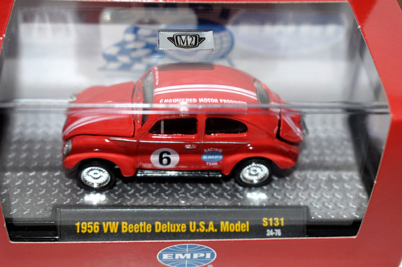 M2 Machines Auto-Thentics - 1956 Empi VW Beetle Deluxe USA Model