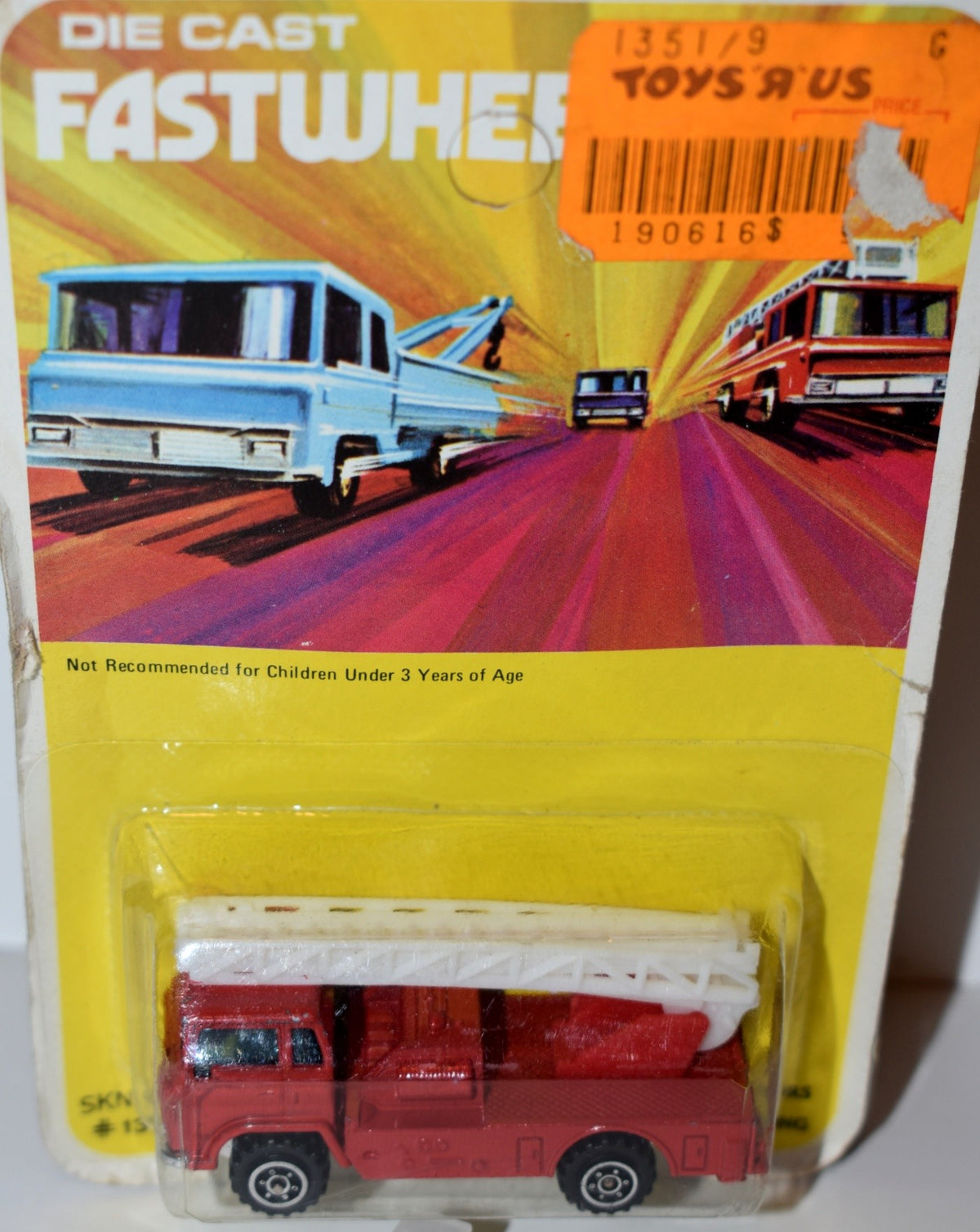 Yatming Fast Wheels - Fire Department Ladder Truck