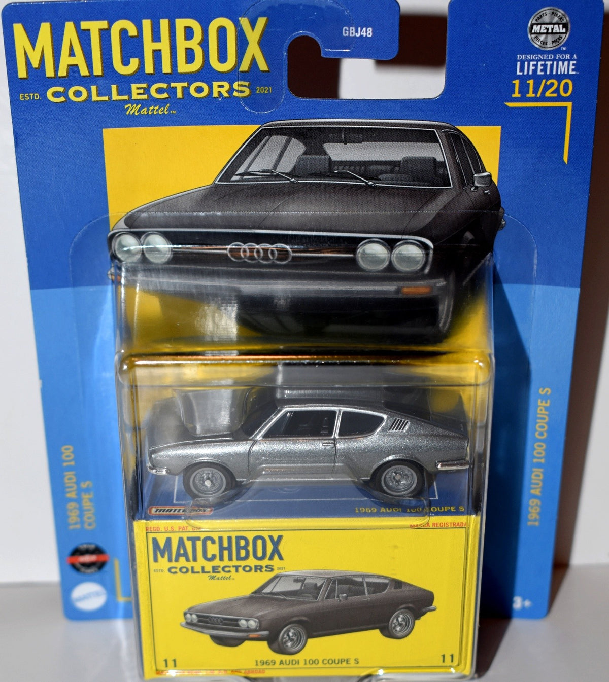 Matchbox Collectors - 1969 Audi 100 Coupe S