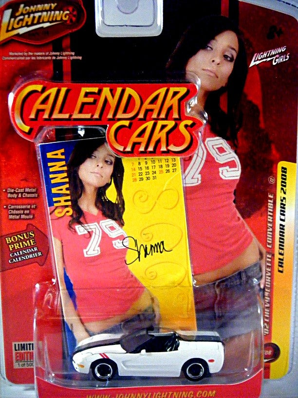 Johnny Lightning Calendar Girls - Chevrolet Corvette C5 Convertible