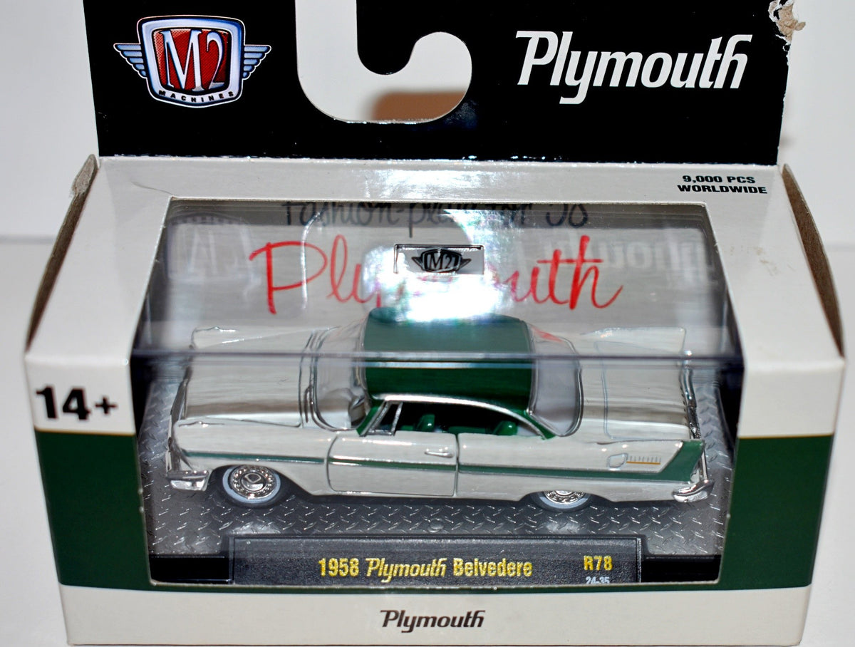 M2 Machines Detroit Muscle - 1958 Plymouth Belvedere