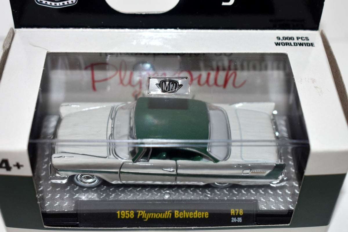 M2 Machines Detroit Muscle - 1958 Plymouth Belvedere
