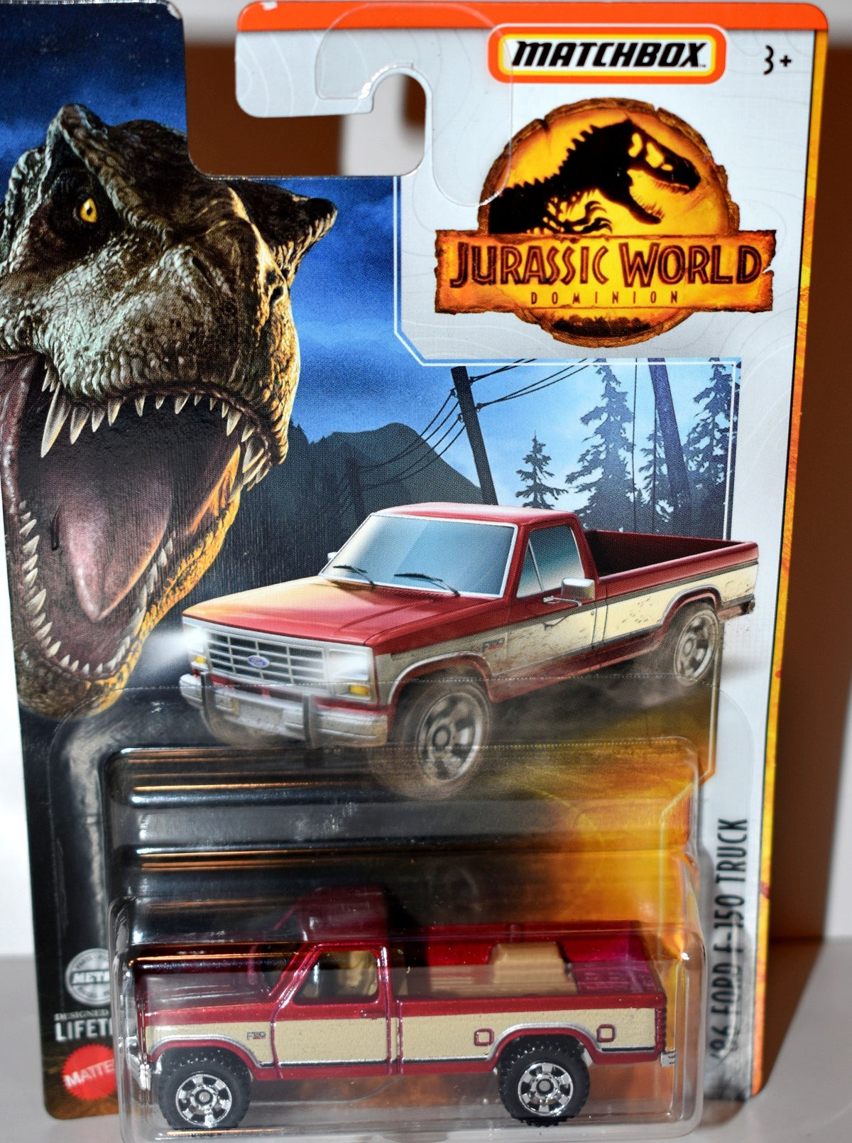 Matchbox Jurassic World - 1986 Ford F-150 Pickup Truck