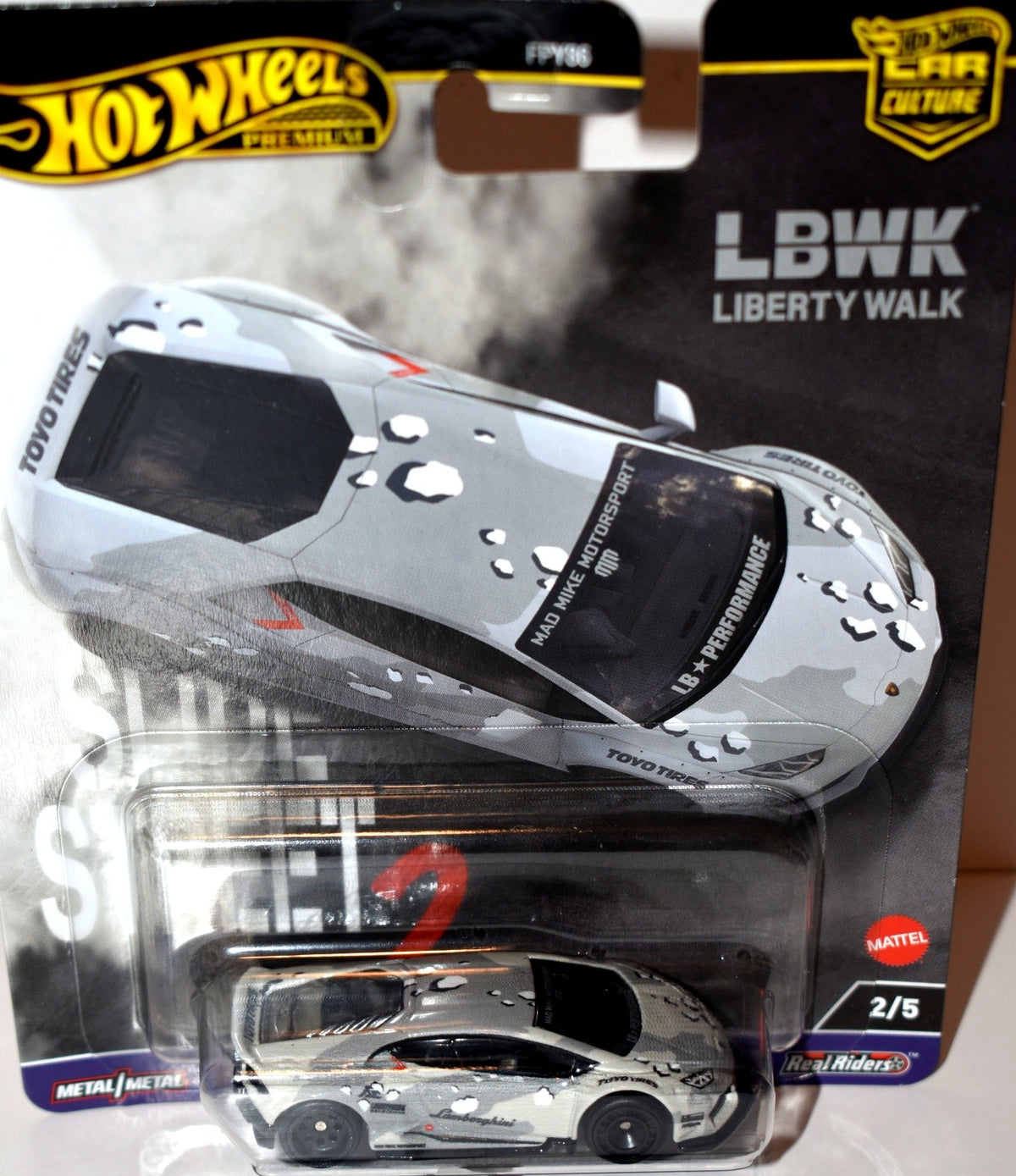 Hot Wheels Premium - Slide Street - LB Works Lamborghini Huracan