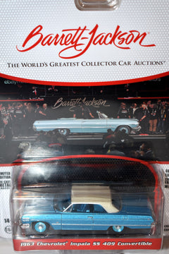 Greenlight - Barrett-Jackson Collection - 1963 Chevrolet Impala SS 409 Convertible