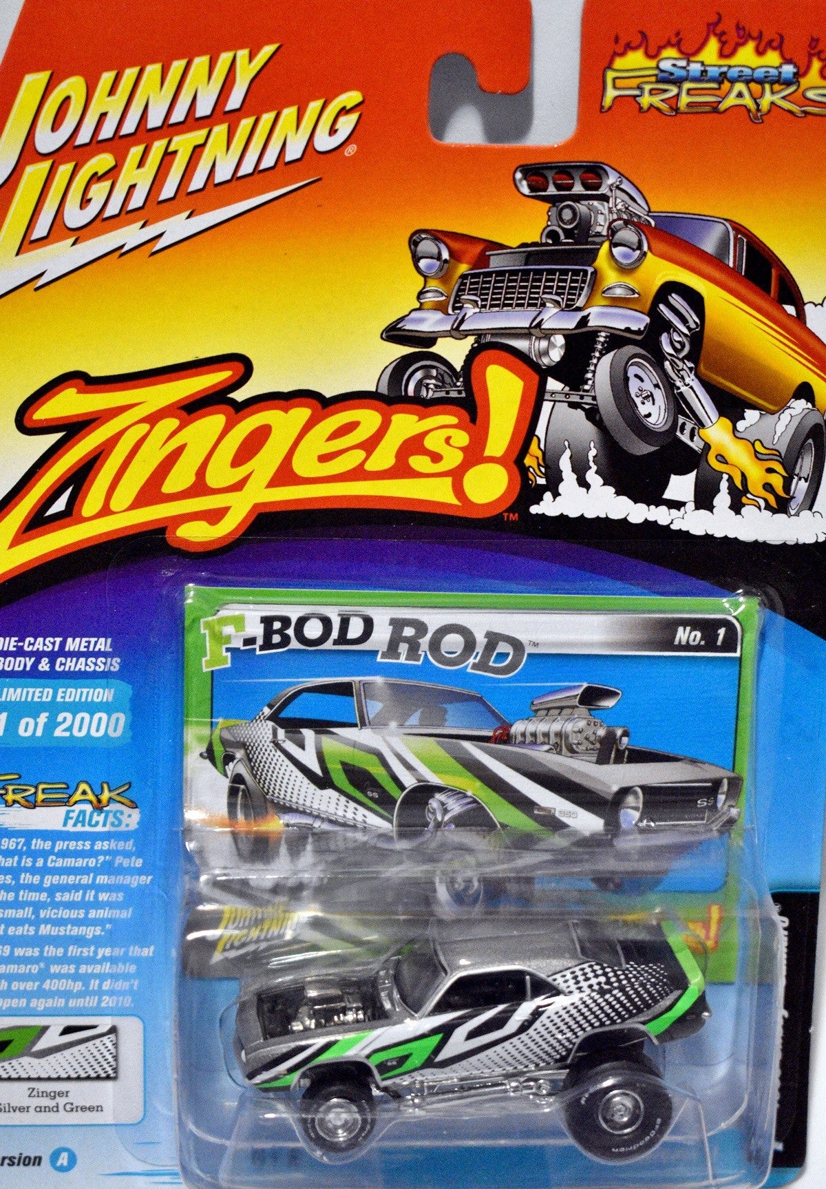 Johnny Lightning Street Freaks 1969 Chevrolet Camaro Z28