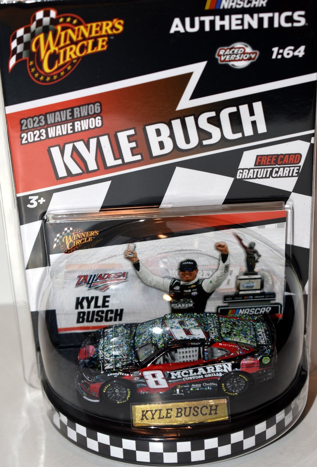 Winners Circle NASCAR Authentics - Kyle Busch McLaren Custom Grills Chevrolet Camaro
