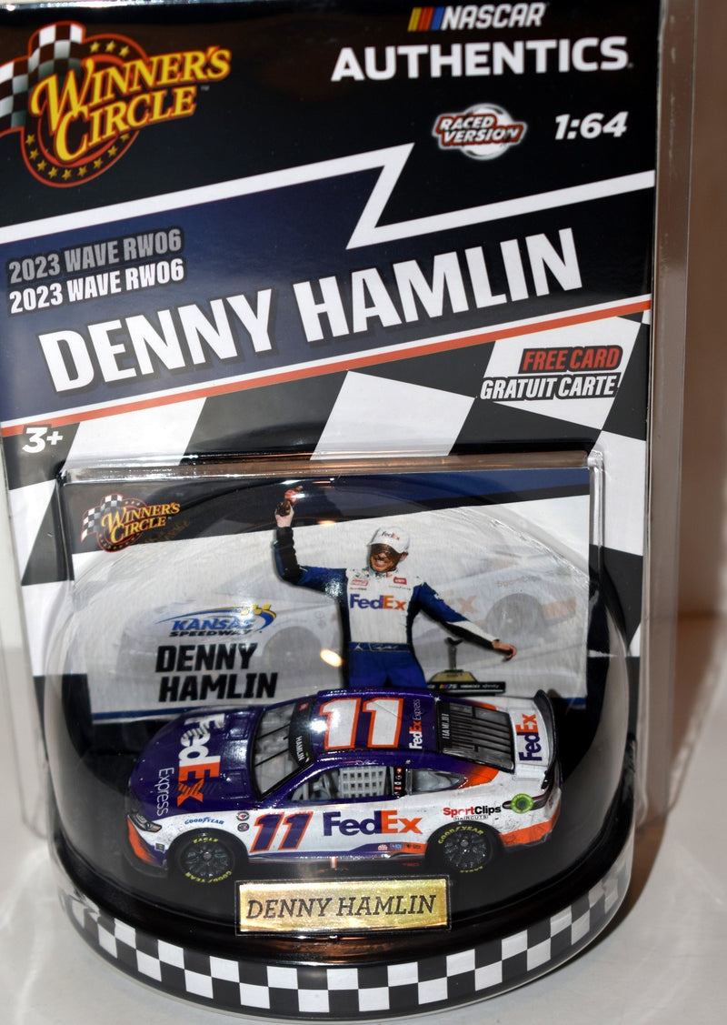 Winners Circle: Hamlin Kansas winning Toyota Camry