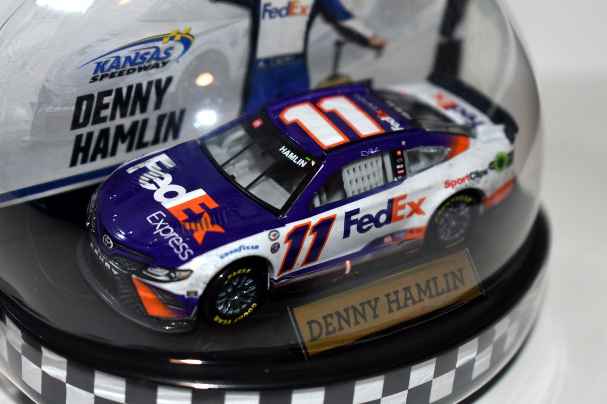 Winners Circle: Hamlin Kansas winning Toyota Camry