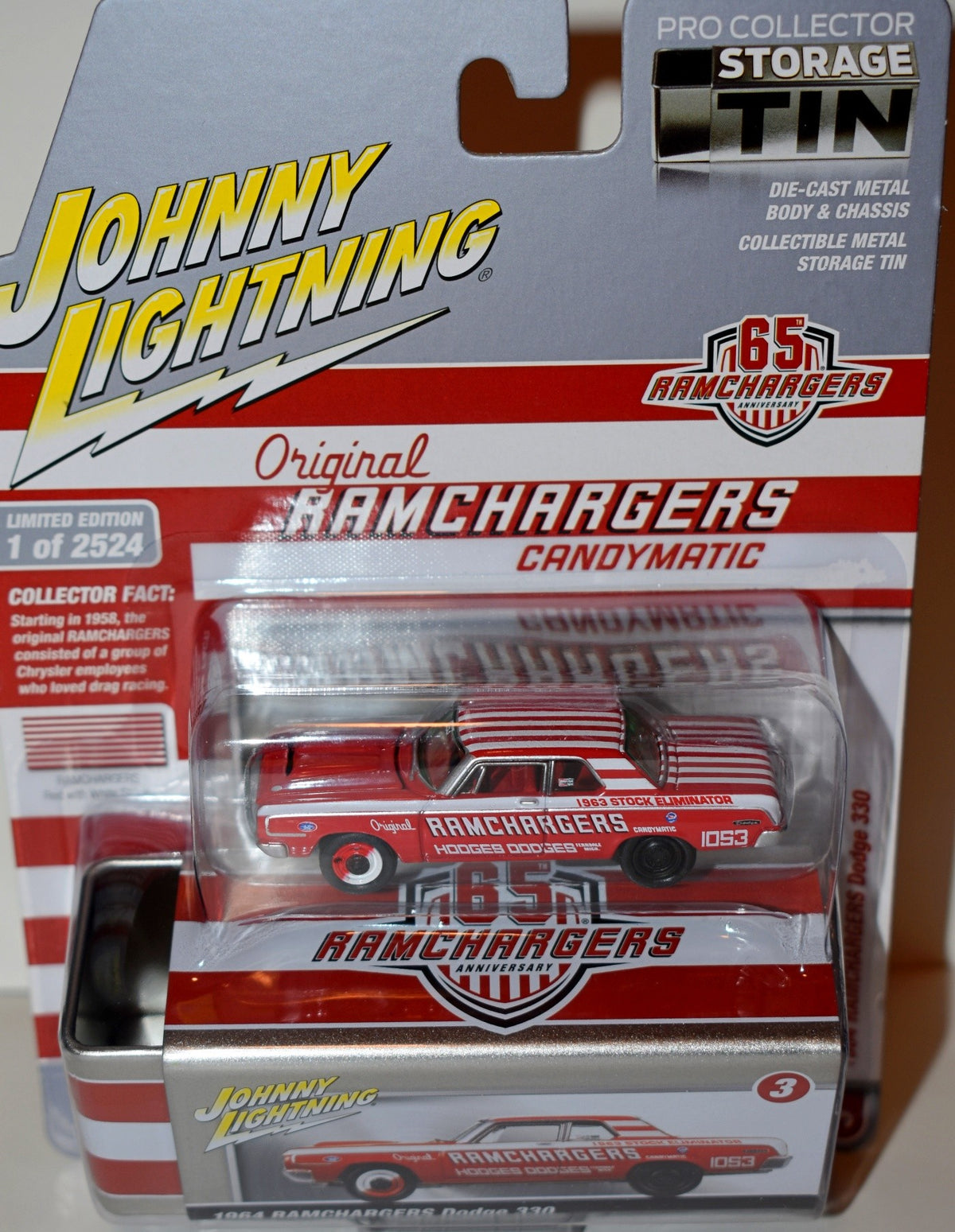 Johnny Lightning Pro Collectors Series: Ltd Edition - 1964 Candymatic Ramchargers Dodge 330
