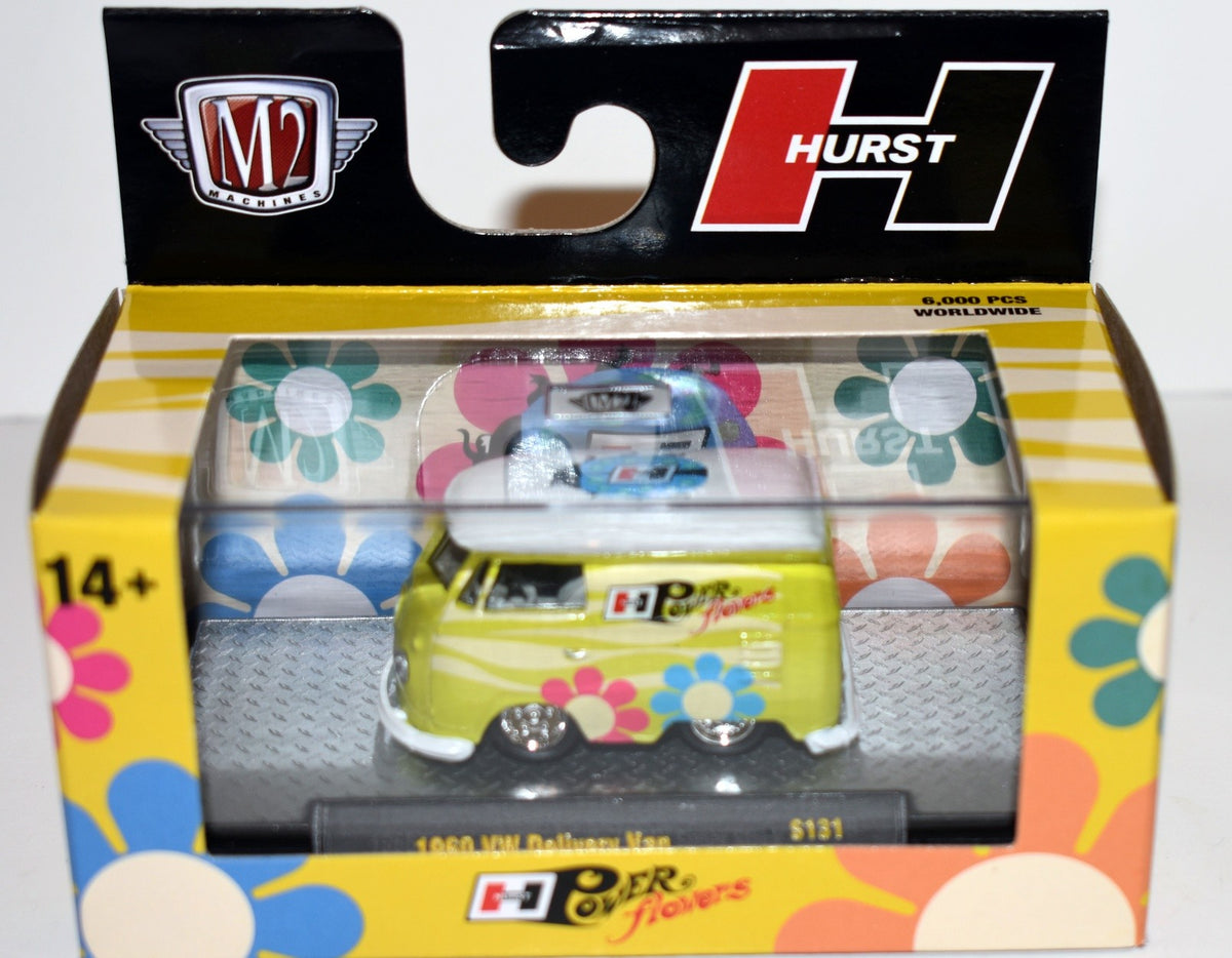 M2 Machines AutoThentics - Hurst Power Flowers 1960 VW Shorty Van
