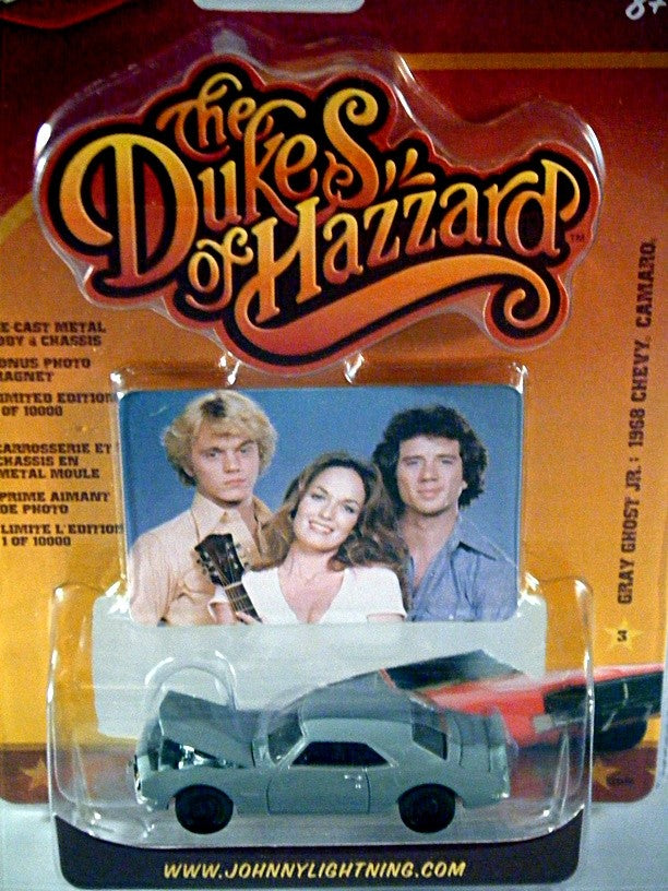 Johnny Lightning Dukes of Hazzard Gray Ghost Jr 1968 Chevrolet Camaro