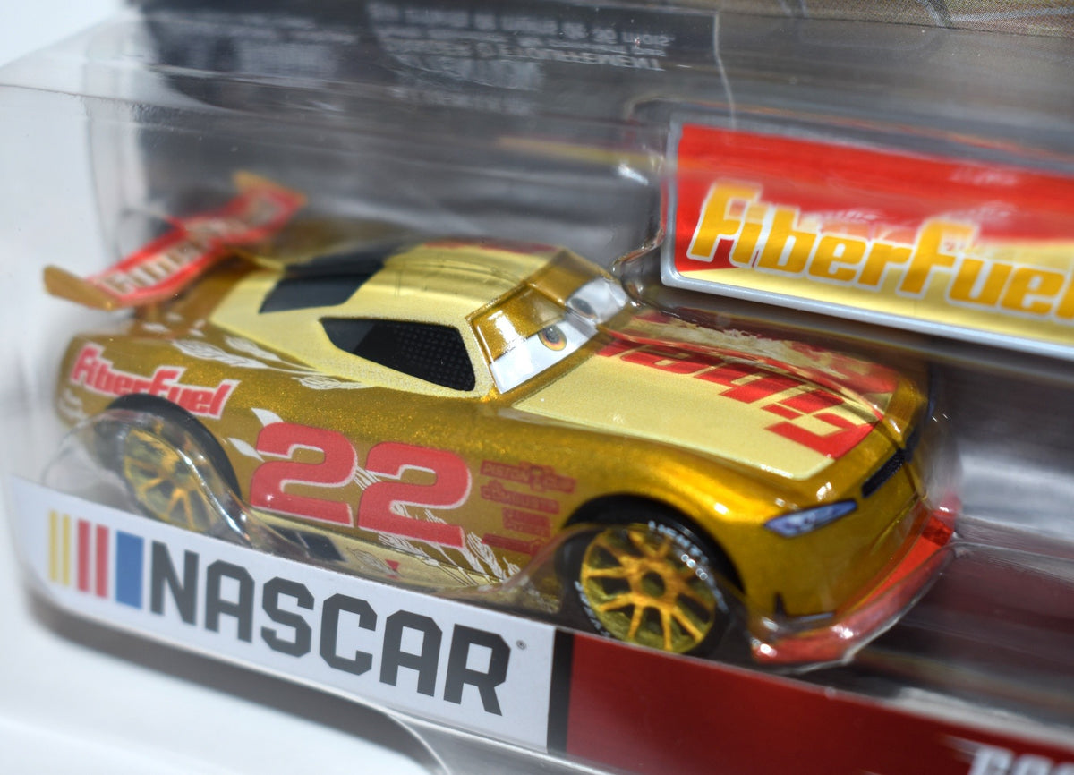 Disney CARS - NASCAR Series Gold Car - GoGo Logano Ford Mustang
