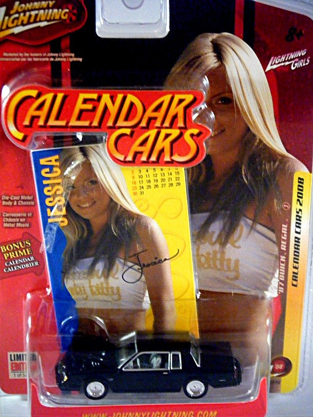 Johnny Lightning Calendar Girls - 1987 Buick Grand National Regal