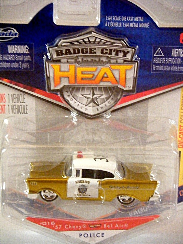 Jada Badge City Heat - 1957 Chevy Bel Air Police Car