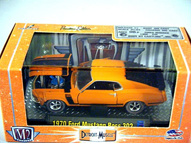 M2 Machines Detroit Muscle - 1970 Ford Mustang Boss 302