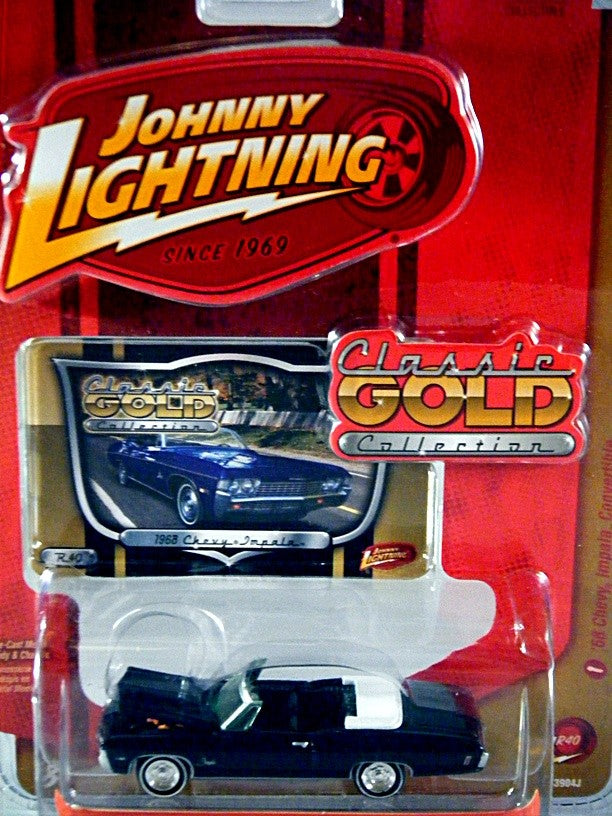 Johnny Lightning Classic Gold - 1968 Chevrolet Impala Convertible