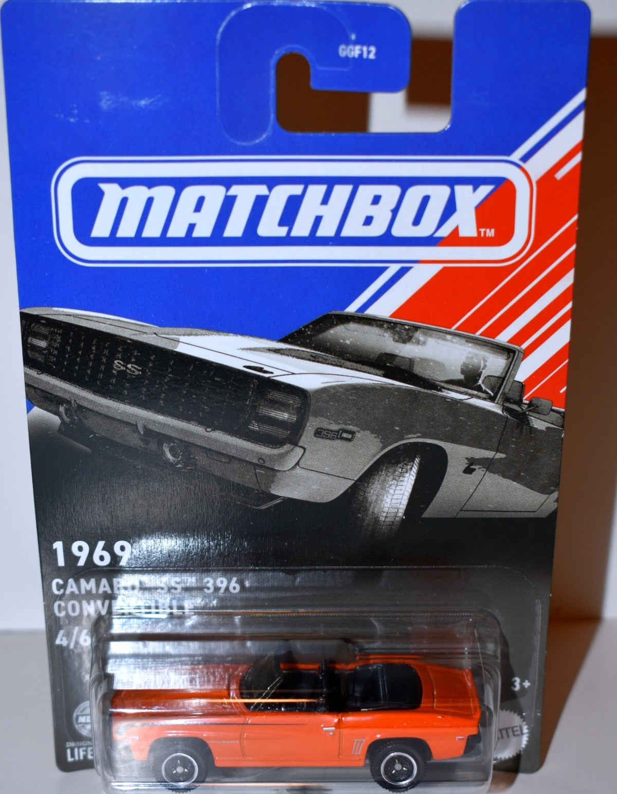 Matchbox Convertibles Series - 1969 Chevrolet Camaro SS 396