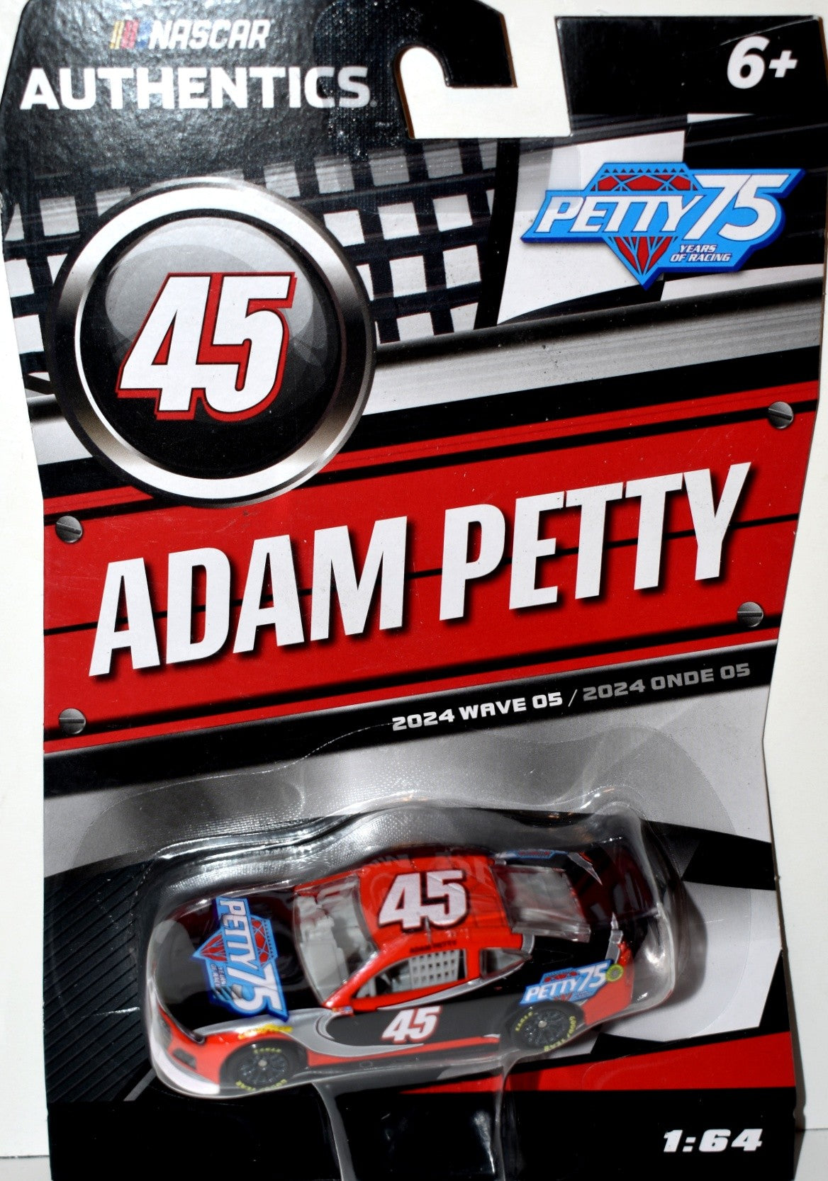 NASCAR Authentics 75th Petty Collection - Adam Petty Chevrolet Camaro ZL1 Stock Car