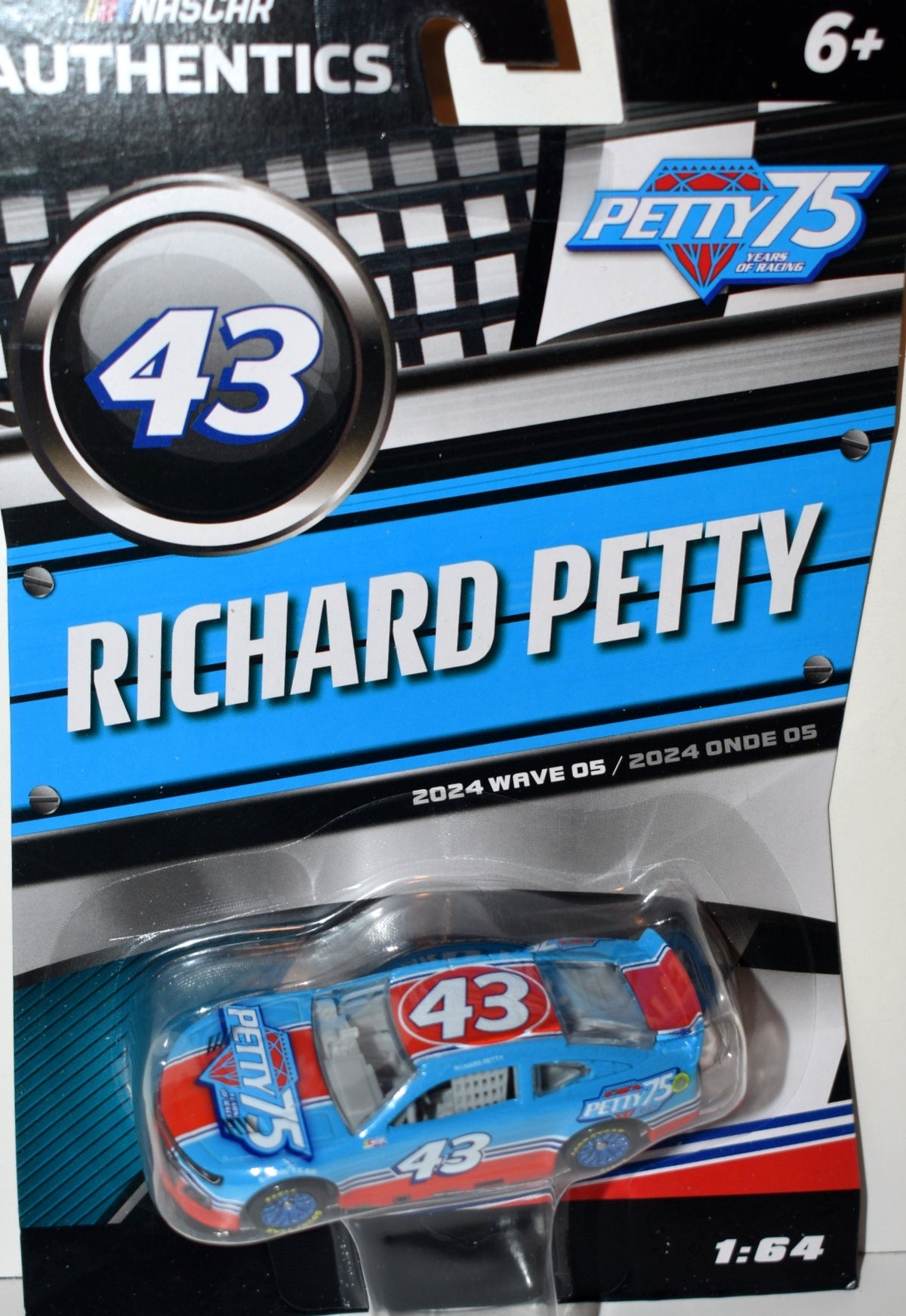 NASCAR Authentics 75th Petty Collection - Richard Petty Chevrolet Camaro ZL1 Stock Car