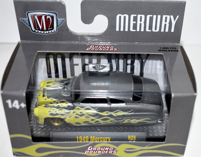 M2 Machines Ground Pounders - 1949 Mercury - Lead Sled Merc