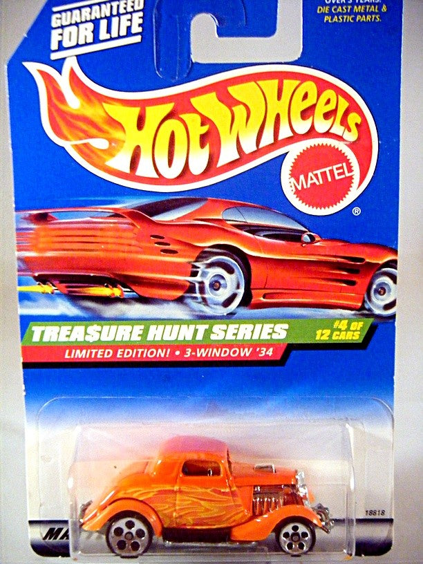 Hot Wheels Treasure Hunt 3-Window Ford Coupe Hot Rod