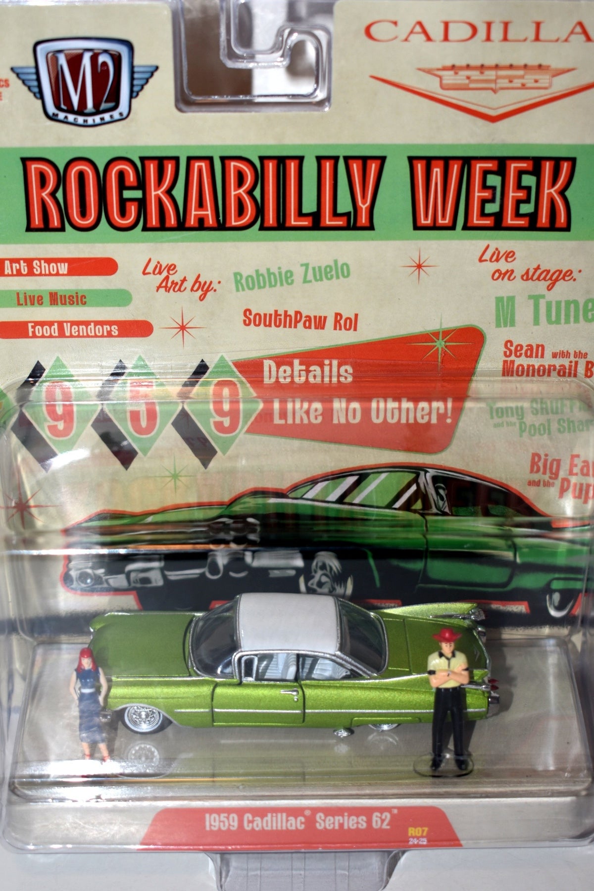 M2 Diorama Sets - Rockabilly Week 1959 Cadillac Series 62