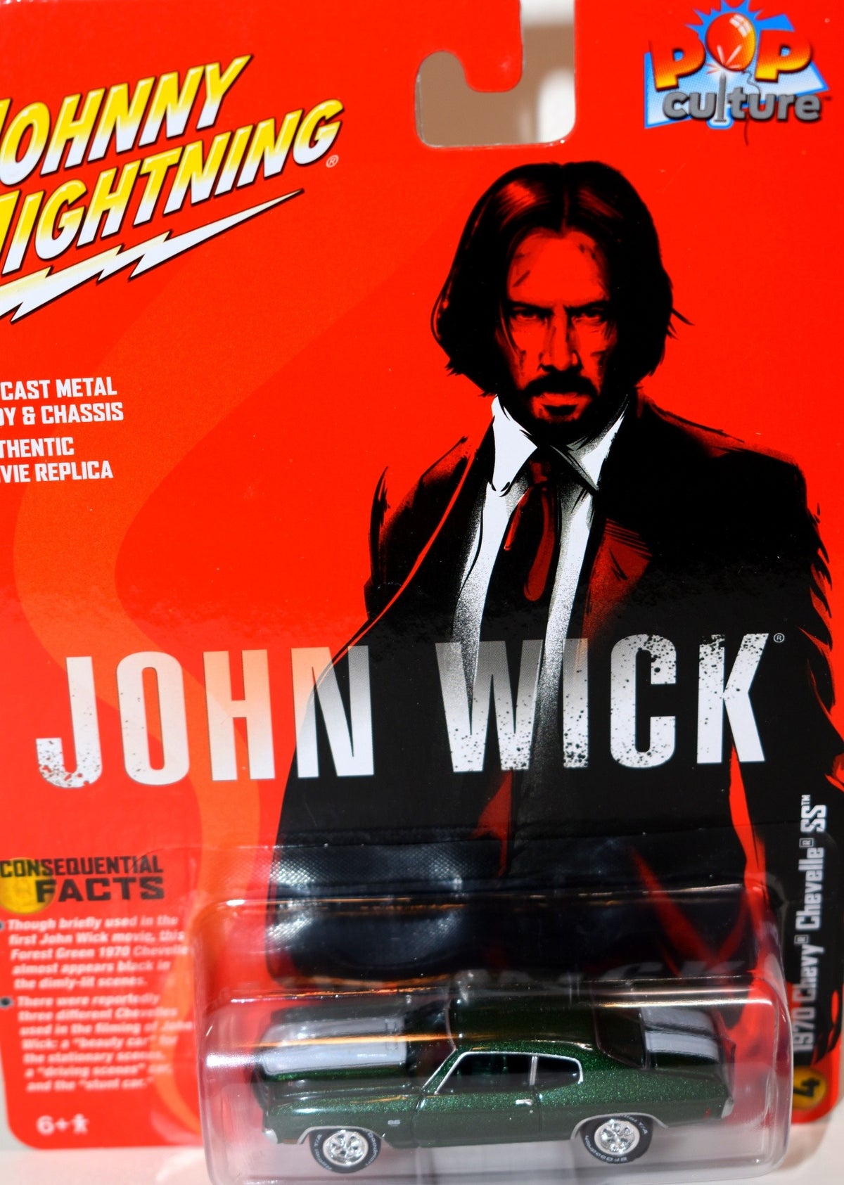 Johnny Lightning Pop Culture - John Wick 1970 Chevy Chevelle SS