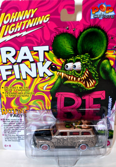 Johnny Lightning Pop Culture - Ed Roth Rat Fink - 1950 Chevrolet 3100 Suburban