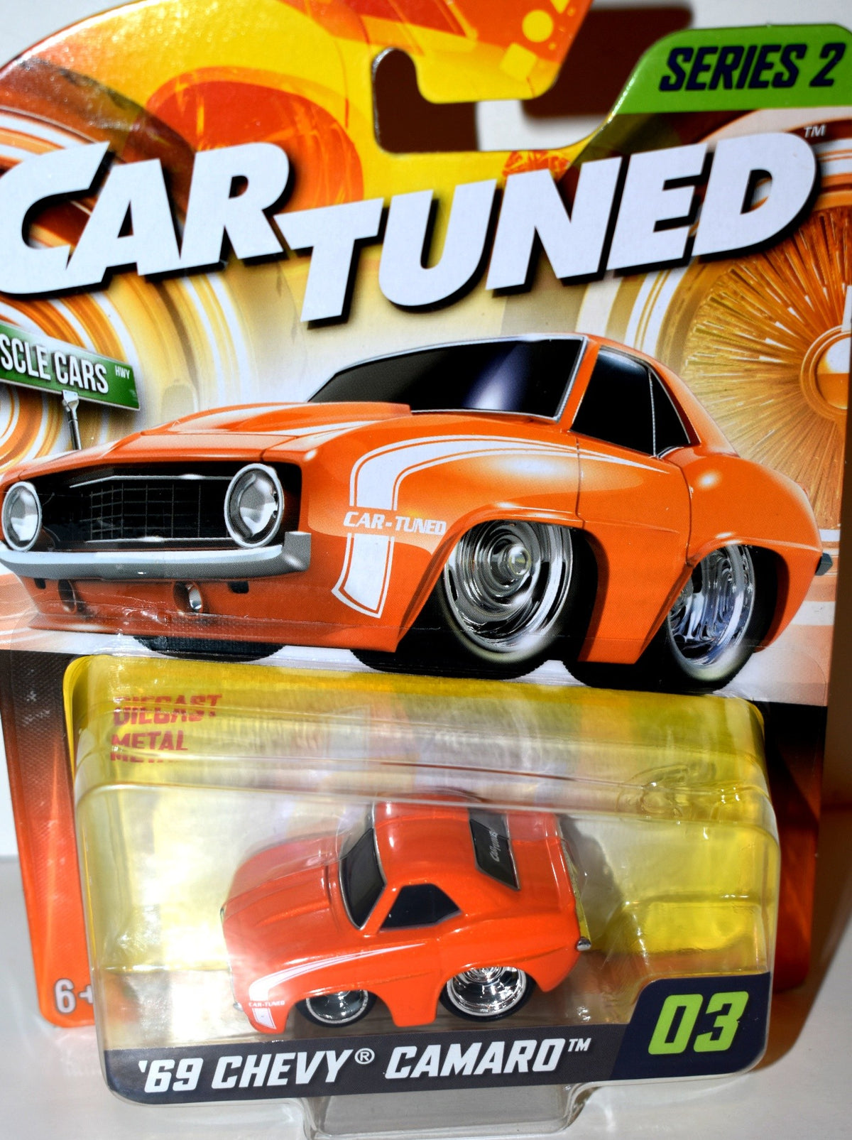 MGA Entertainment - CarTuned -  Hugger Orange 1969 Chevy Camaro