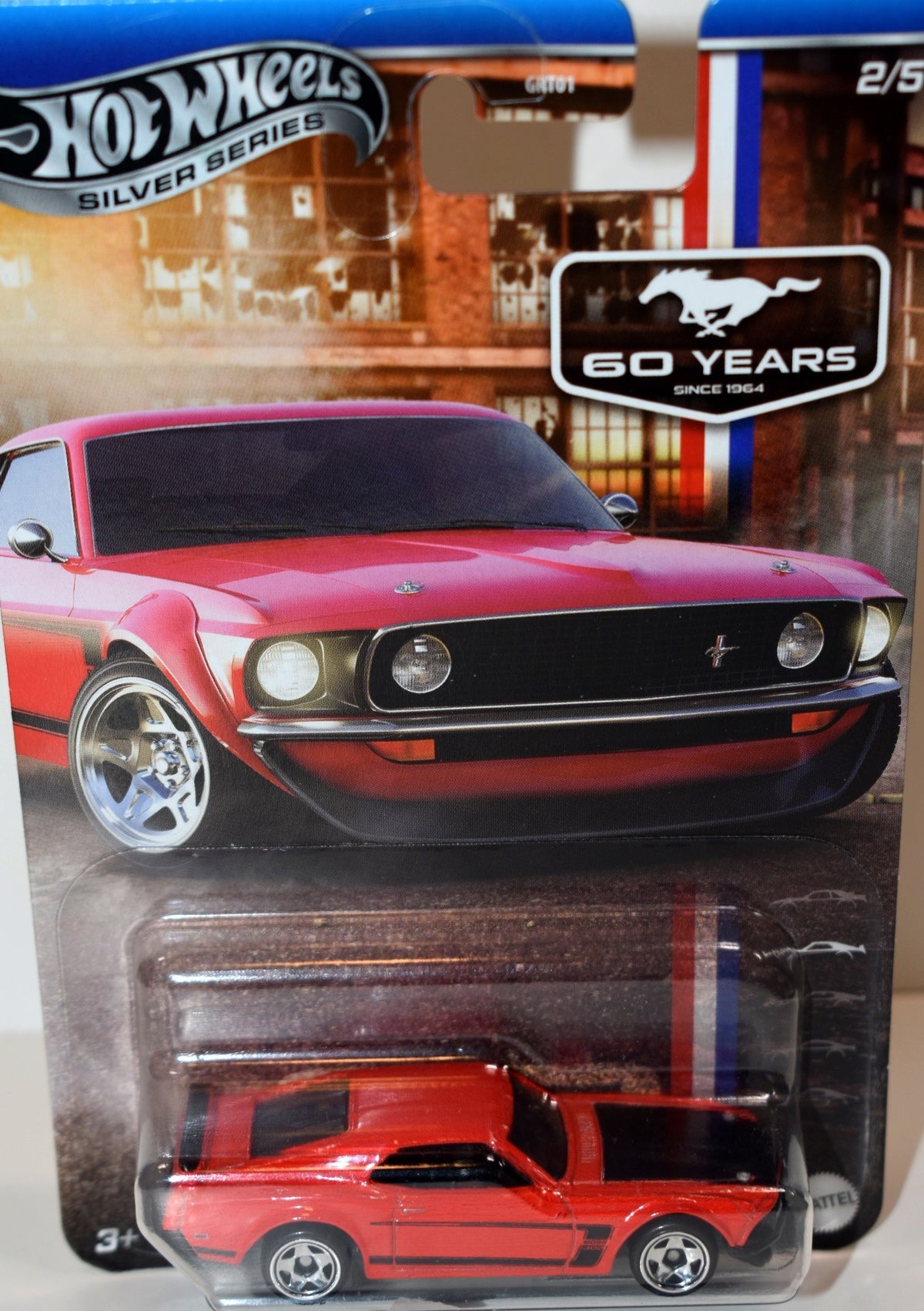 Hot Wheels Silver Series - Mustang 60 Years - 1969 Ford Mustang Boss 302