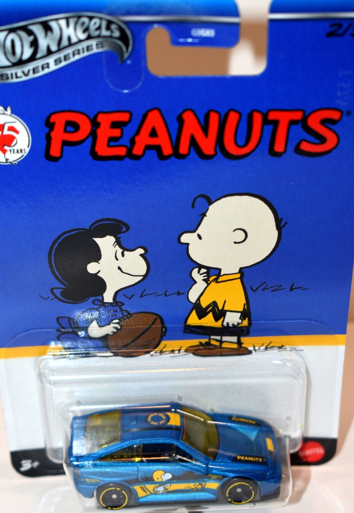 Hot Wheels Silver Series - Peanuts - Football - 1985 Honda CRX