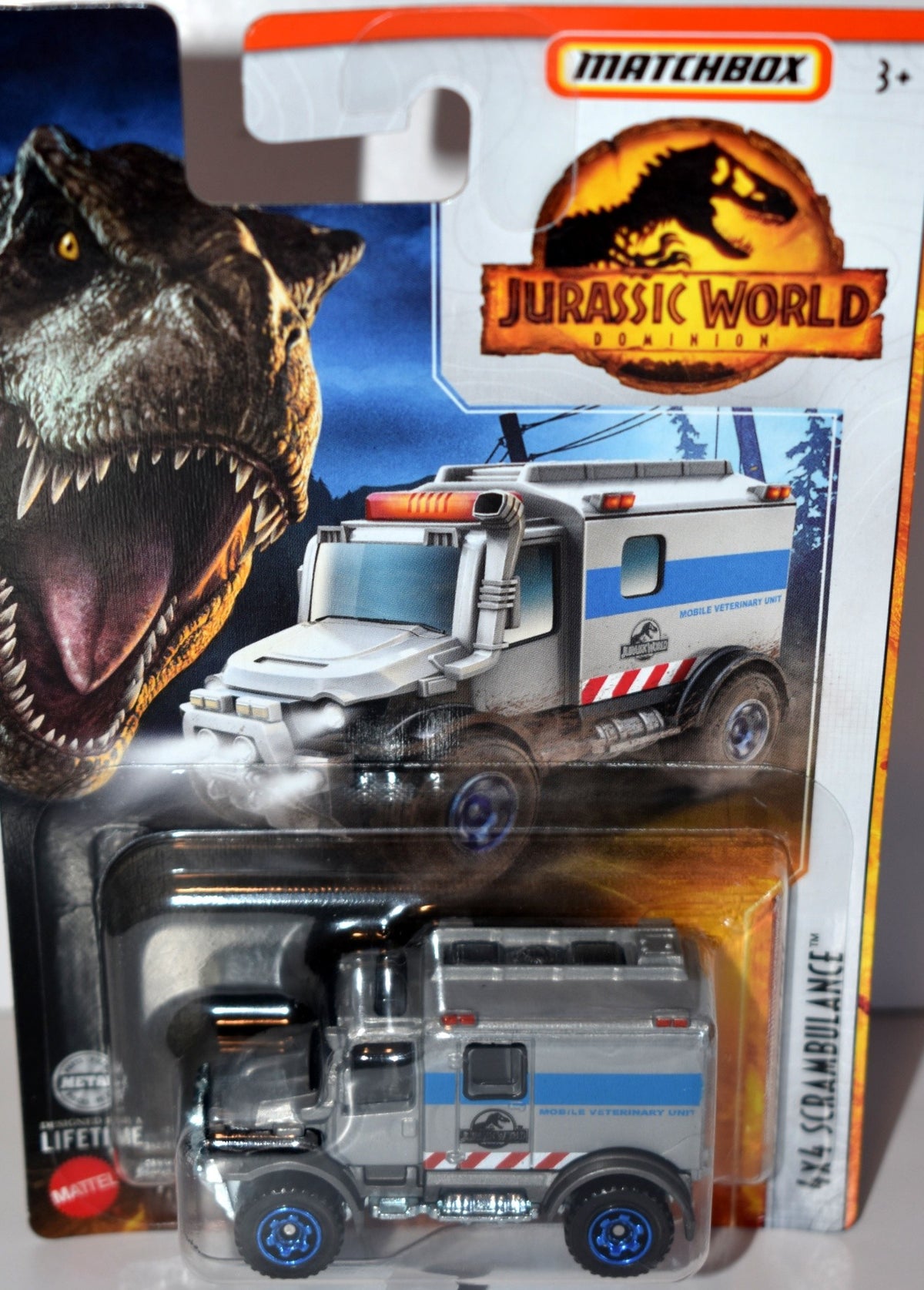 Matchbox Jurassic World - 4x4 EMT Scrambulance