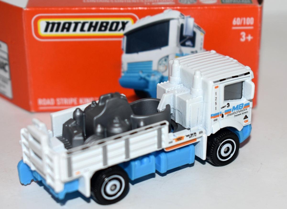 Matchbox Power Grabs -  Road Stripe King Stripping Truck