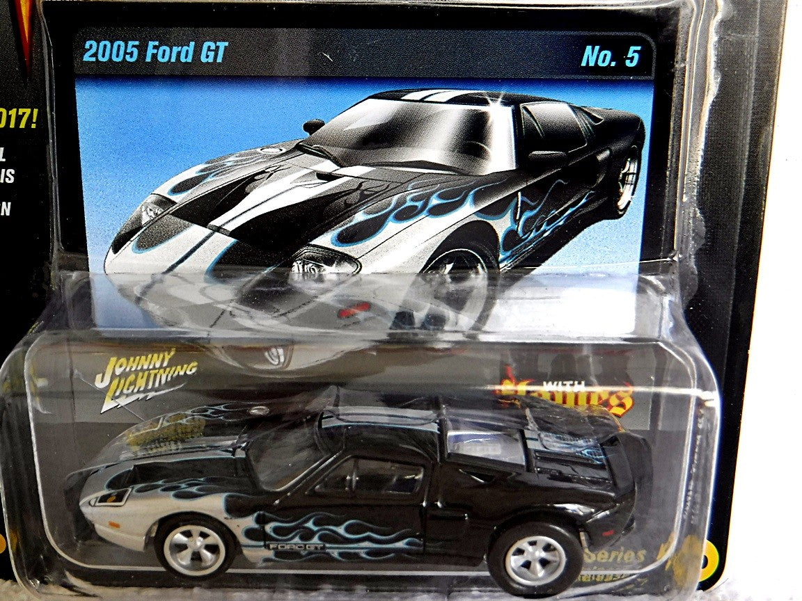 Johnny Lighnting Black with Flames  - Ford GT