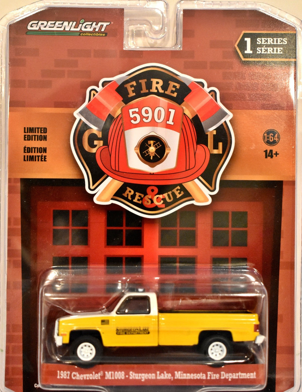 Greenlight Fire & Rescue - 1987 Chevy M1008 Pickup - Sturgeon Lake, MN Fire Dept