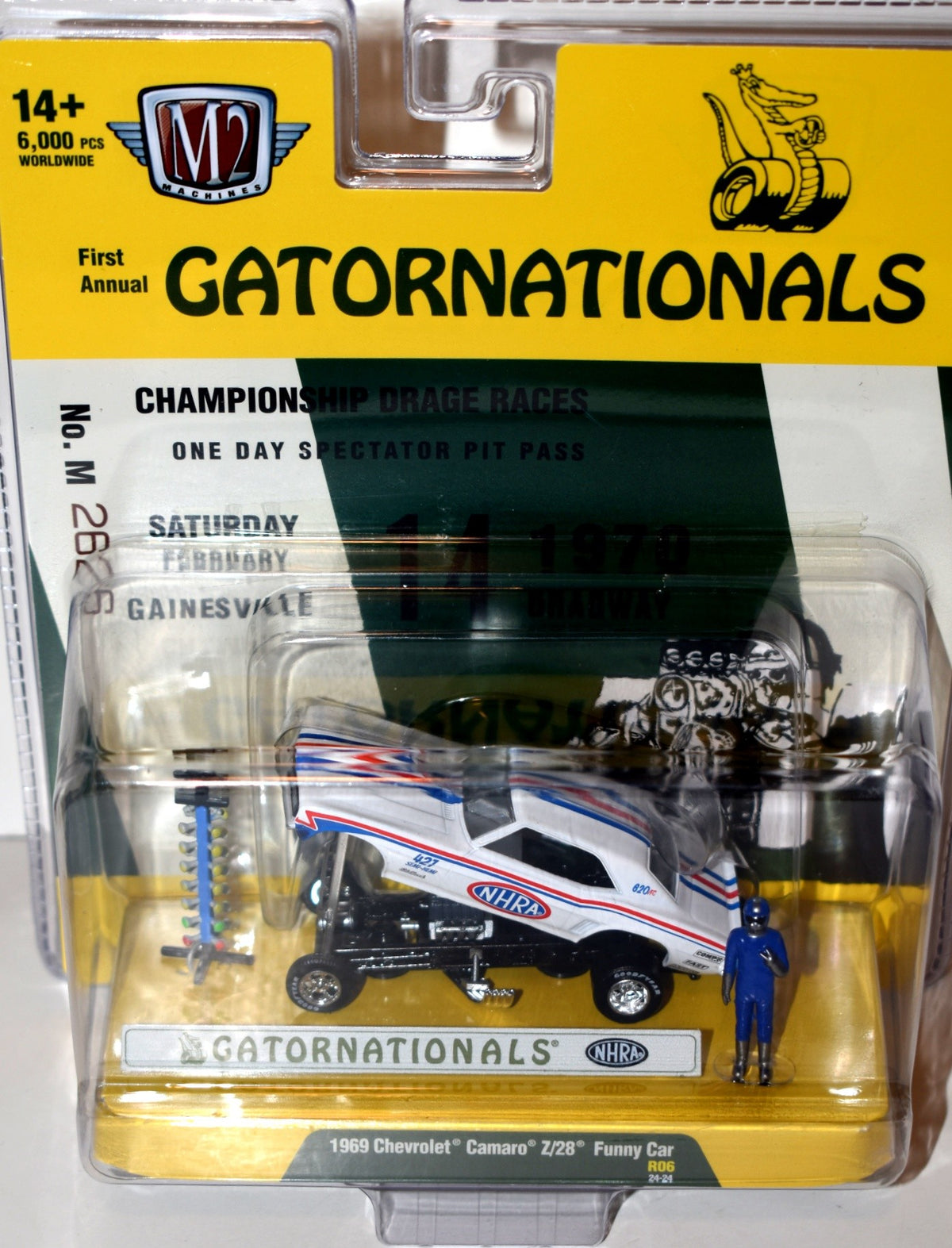 M2 Diorama Sets - First Annual NHRA Gatornationals - 1969 Chevrolet Camaro Funny Car