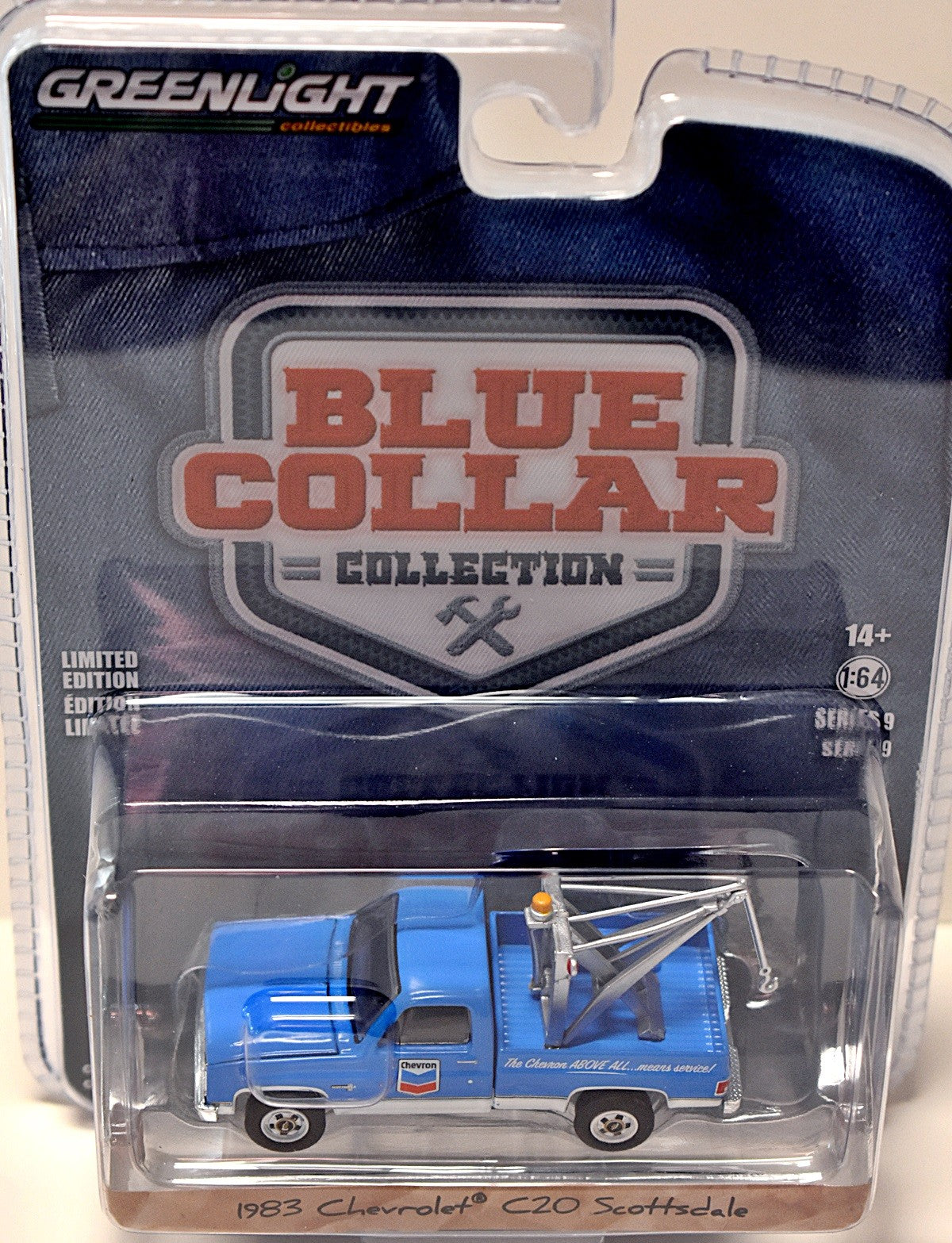 Greenlight - Blue Collar Collection -1983 Chevrolet C20 Scottsdale Tow Truck
