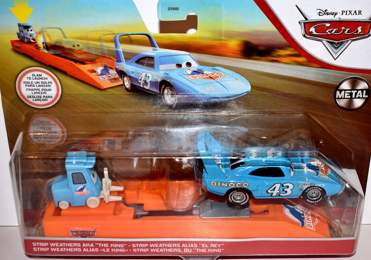 Diseny CARS -  The King Plymouth Superbird and Pit Crew set