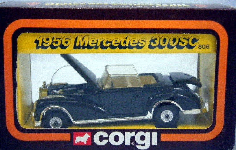 Corgi (806) 1956 Mercedes-Benz 300SC with top down