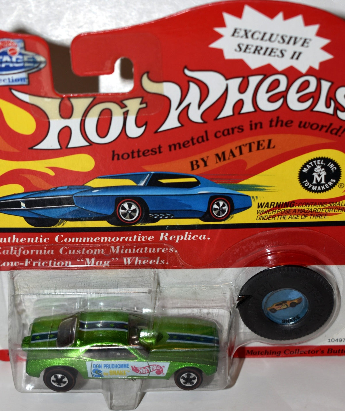 Hot Wheels Vintage Collection - Don Prudhomme SNAKE Funny Car