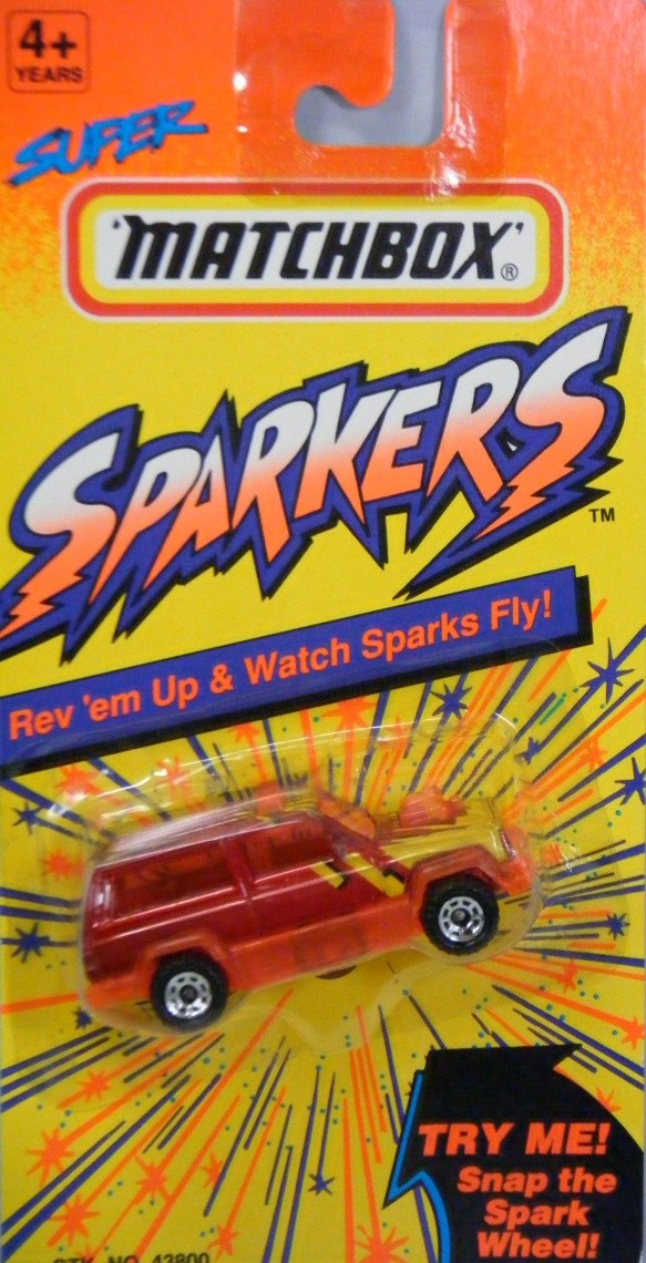 Matchbox - Sparkers - Jeep Cherokee