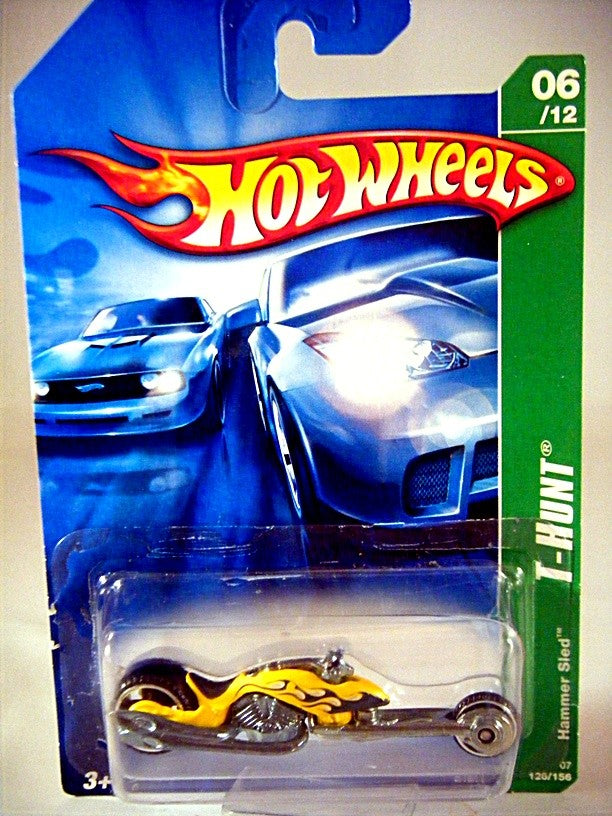 Hot Wheels Treasure Hunts - Hammer Sled Custom Motorcycle