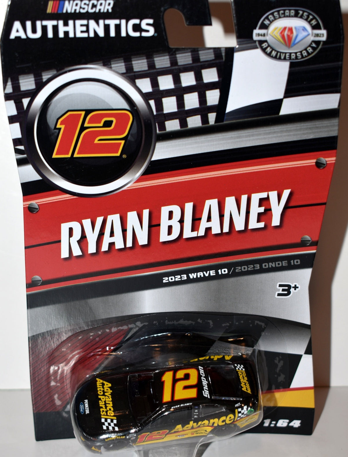 NASCAR Authentics - Ryan Blaney Advanced Auto Parts Ford Mustang
