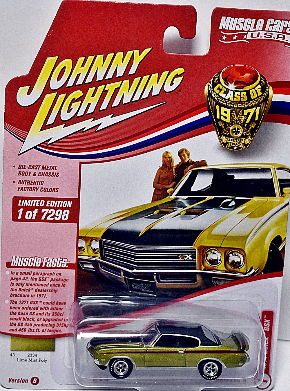 Johnny Lightning Muscle Cars USA - Class of 1971 - 1971 Buick GSX