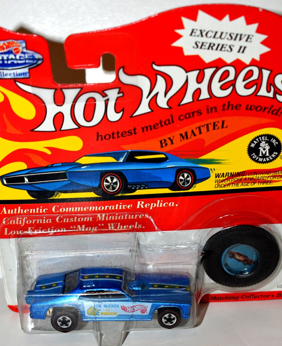 Hot Wheels Vintage Collection - Tom McEwen Mongoose Plymouth Duster Funny Car