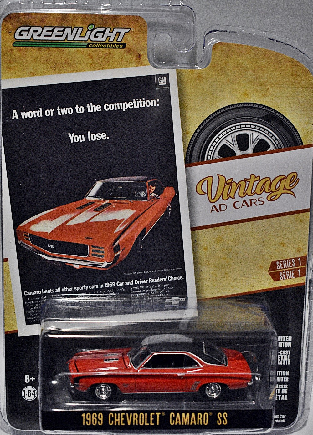 Greenlight Vintage Auto Ads - 1969 Chevrolet Camaro SS